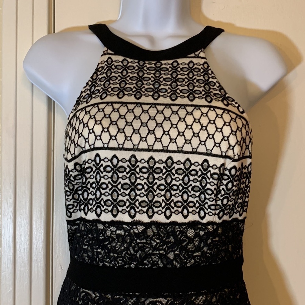 H by Halston Lace Embroidered Mermaid Dress, 2 - Picture 2 of 13